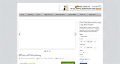 Desktop Screenshot of hoteldipalembang.com