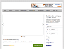 Tablet Screenshot of hoteldipalembang.com
